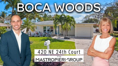 Boca Woods Boca Raton Property Tour | 420 NE 24th Ct